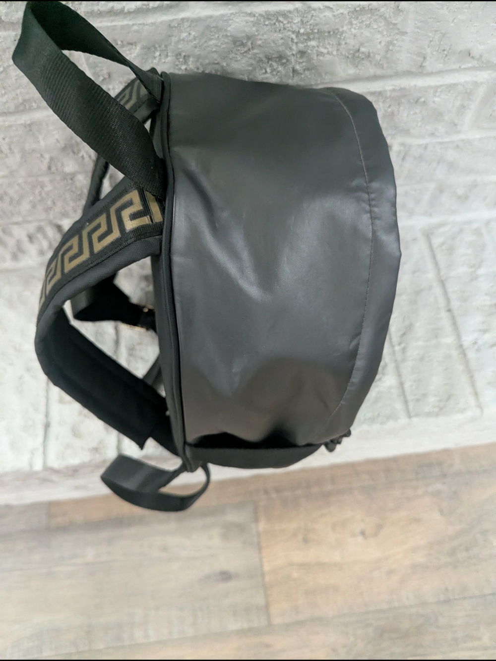 Versace Parfums Black Nylon Backpack - Picture 5 of 12